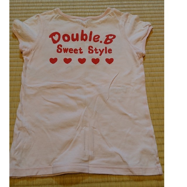 DOUBLE.B(ダブルビー)のDOUBLE.B  130 半袖 キッズ/ベビー/マタニティのキッズ服女の子用(90cm~)(Tシャツ/カットソー)の商品写真