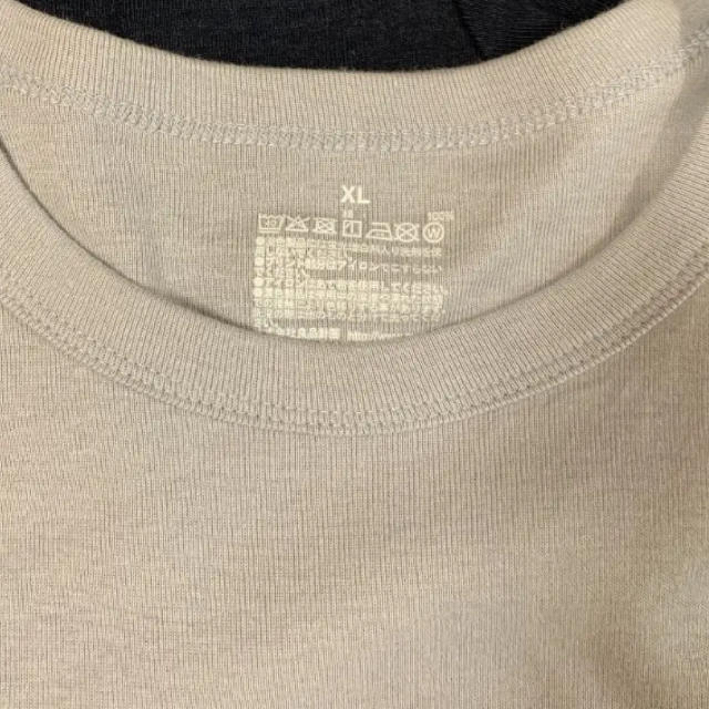 MUJI (無印良品)(ムジルシリョウヒン)の無印良品　汗じみしにくい　Ｔシャツ　XL ２枚セット レディースのトップス(Tシャツ(半袖/袖なし))の商品写真