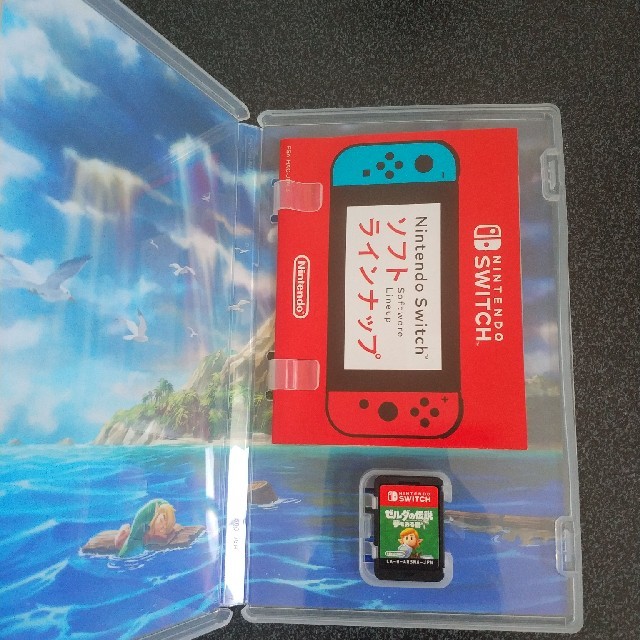 任天堂(ニンテンドウ)のゼルダの伝説　夢をみる島　Switch　夢を見る島　美品 エンタメ/ホビーのゲームソフト/ゲーム機本体(家庭用ゲームソフト)の商品写真