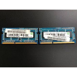 PC用メモリ PC3-10600 2GBｘ2枚(PC周辺機器)