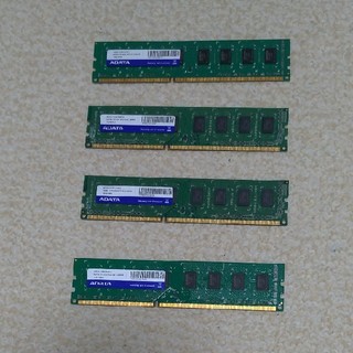 ADATA DDR3-1333 4GB * 4枚(PCパーツ)