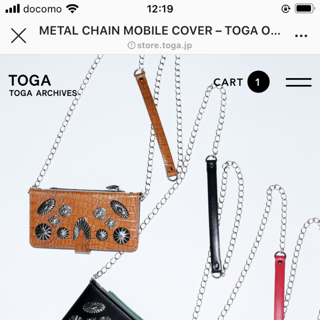 TOGA PULLA iphone ケース