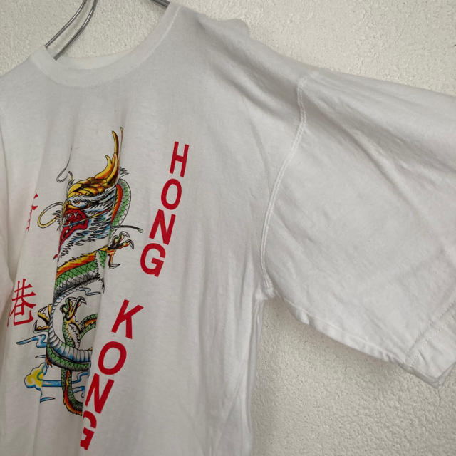 90s ビンテージ ドラゴン 香港 tシャツ スーベニア ビッグシルエット XL