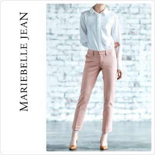 ヤヌーク(YANUK)の新品♡定価19800♡MARIEBELLE JEAN BELLINI 24(クロップドパンツ)