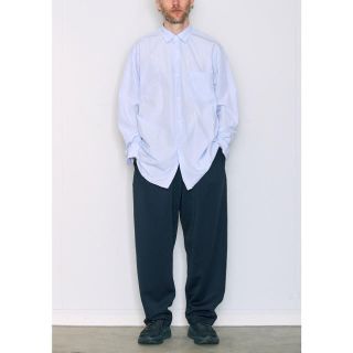 コモリ(COMOLI)の【18aw/希少品】comoli シャツ SAX サイズ 2(シャツ)