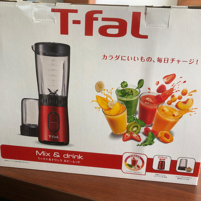 T-fal(ティファール)のtファール  ミックス&ドリンク スマホ/家電/カメラの調理家電(ジューサー/ミキサー)の商品写真