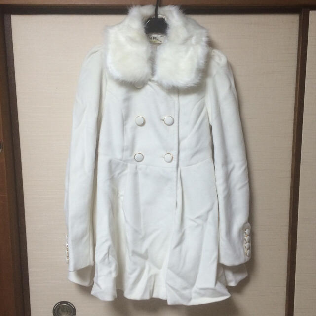 GRL(グレイル)のGRL ホワイトコート レディースのジャケット/アウター(ピーコート)の商品写真
