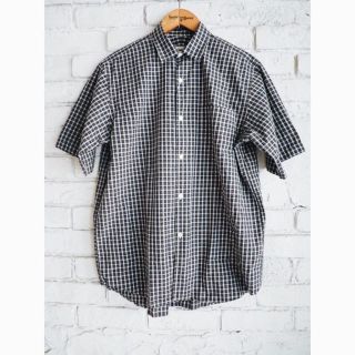 コモリ(COMOLI)の【19ss/希少品】comoli 半袖シャツ タータンチェック サイズ 1(シャツ)