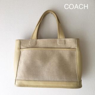 コーチ(COACH)の日曜までSALE【美品】コーチ キャンバストート 小(トートバッグ)