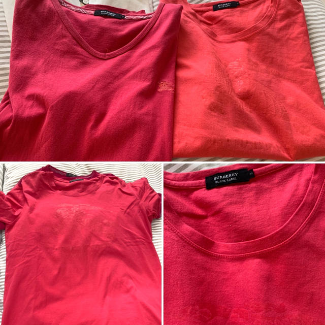 BURBERRY BLACK LABEL(バーバリーブラックレーベル)のバーバリー　カルバンクライン　Tシャツ　4点まとめ売り❤️ メンズのトップス(Tシャツ/カットソー(半袖/袖なし))の商品写真