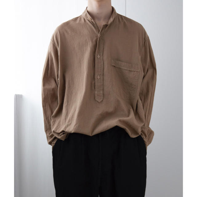 COMOLI(コモリ)の【20ss/新品】comoli ベタシャンプルオーバーシャツ サイズ 2 カーキ メンズのトップス(シャツ)の商品写真