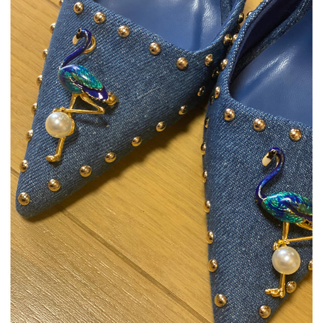 Yellow boots(イエローブーツ)のYELLO☆デニムミュール レディースの靴/シューズ(ミュール)の商品写真