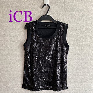 アイシービー(ICB)のicb アイシービー ノースリーブTシャツ サイズS(シャツ/ブラウス(半袖/袖なし))