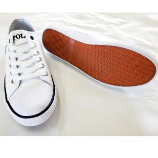 ポロラルフローレン(POLO RALPH LAUREN)の新品！ポロラルフローレンスニーカー　23.5cm(スニーカー)