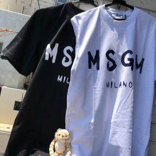 エムエスジイエム(MSGM)の★新品★ MSGM MILANO 定番 半袖 ロゴTシャツ XSサイズ(Tシャツ/カットソー(半袖/袖なし))