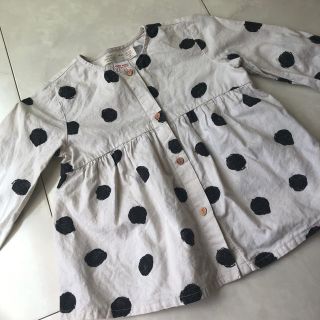 ザラキッズ(ZARA KIDS)のZARA ザラ　ドット　ブラウス(ブラウス)