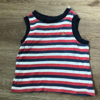 ベビーギャップ(babyGAP)のbaby GAP ボーダータンク　80サイズ(タンクトップ/キャミソール)