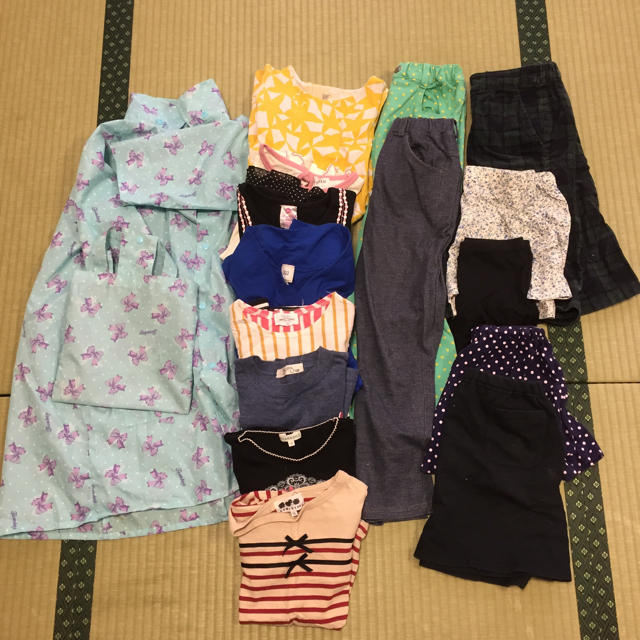 女の子 キッズ 130 ハーフパンツとセット キッズ/ベビー/マタニティのキッズ服女の子用(90cm~)(その他)の商品写真