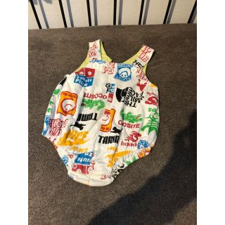 コドモビームス(こども ビームス)の子供服80サイズお洒落総柄ロンパース　ちきん様専用(ロンパース)