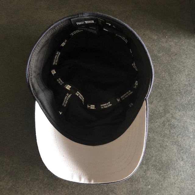 NEW ERA(ニューエラー)の美品ニューエラ ワークキャップ 帽子　ネイビー メンズの帽子(キャップ)の商品写真