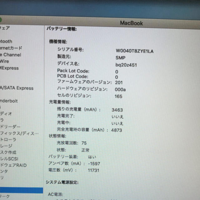 Mac (Apple)(マック)のMacBook 2010 13インチ スマホ/家電/カメラのPC/タブレット(ノートPC)の商品写真