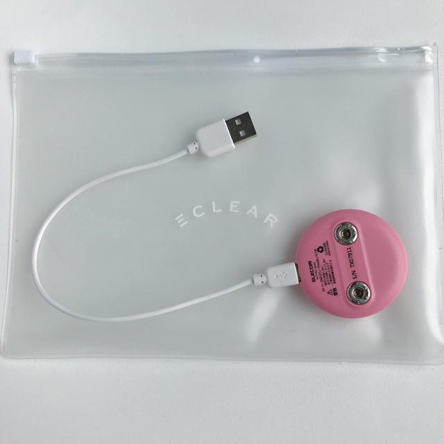 ELECOM(エレコム)の美品　エレコム 家庭用EMS エクリアリーン ピンク　本体　ダイエット コスメ/美容のダイエット(エクササイズ用品)の商品写真