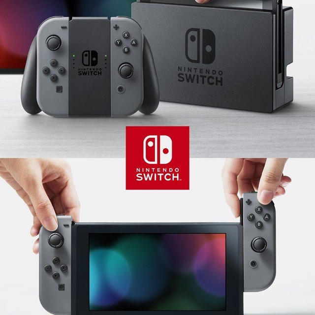 Nintendo Switch(ニンテンドースイッチ)の新型 Nintendo Switch グレー＋プロコン エンタメ/ホビーのゲームソフト/ゲーム機本体(家庭用ゲーム機本体)の商品写真