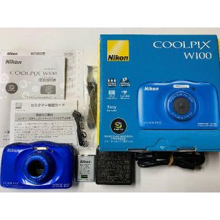 ニコン(Nikon)の専用です。Nikon　COOLPIX  W100　防水デジカメ　動作確認済(コンパクトデジタルカメラ)