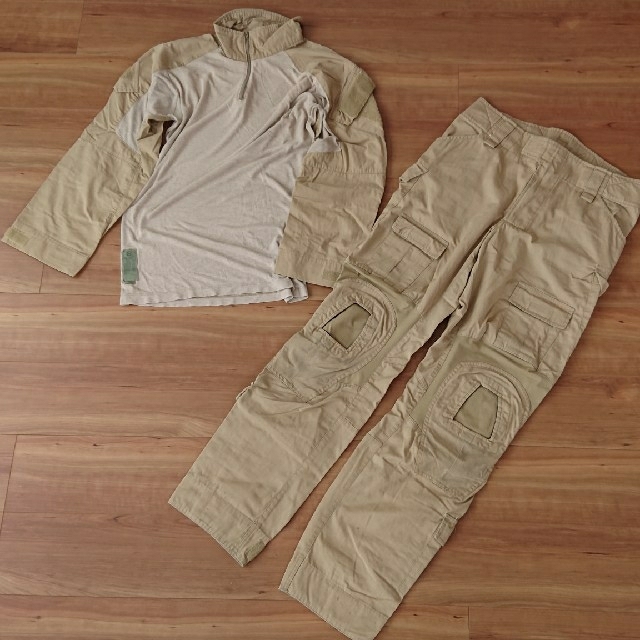 実物 crye combat shirts pants set MDR/32L