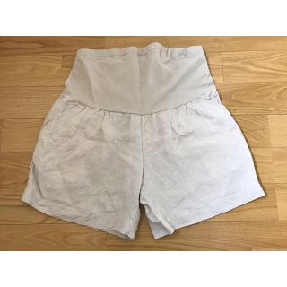 ムジルシリョウヒン(MUJI (無印良品))のマタニティ　パンツ　ズボン　ベージュ(マタニティボトムス)