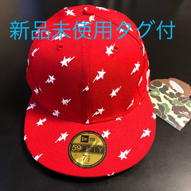 A BATHING APE - アベイシングエイプ スター刺繍総柄キャップの通販 by
