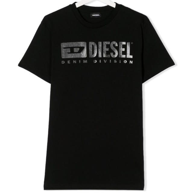 DIESEL(ディーゼル)の【新品】DIESEL ディーゼル ロゴ Tシャツ ブラック 16Y メンズのトップス(Tシャツ/カットソー(半袖/袖なし))の商品写真