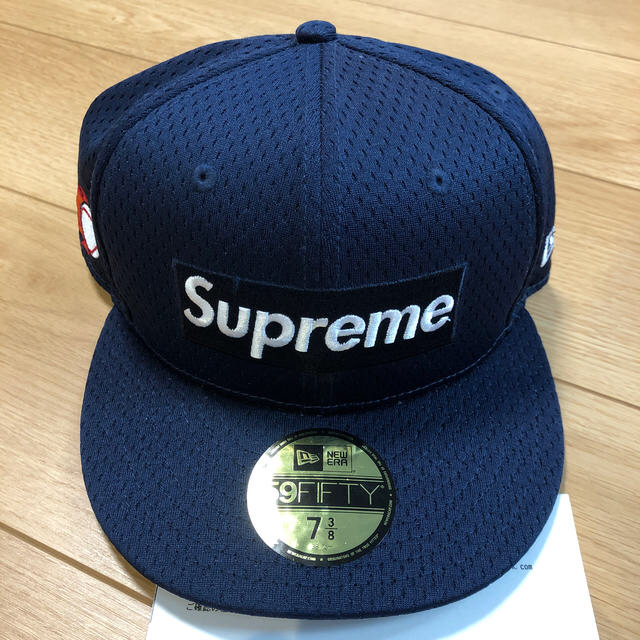 supreme new era mesh 7 3/8 navy