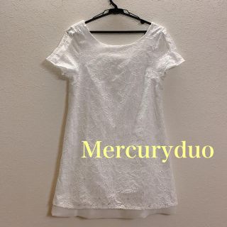 マーキュリーデュオ(MERCURYDUO)の美品　マーキュリーデュオのレースワンピース(ひざ丈ワンピース)