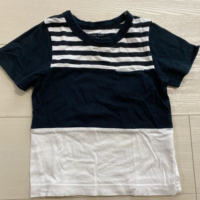 GLOBAL WORK(グローバルワーク)のグローバルワーク　TシャツS まとめ売り キッズ/ベビー/マタニティのキッズ服男の子用(90cm~)(Tシャツ/カットソー)の商品写真