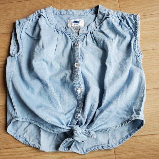 オールドネイビー(Old Navy)のオールドネイビー　ノースリーブトップス　18-24M(シャツ/カットソー)