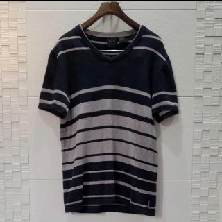 アルマーニ(Armani)のアルマーニ サマーニット　Tシャツ ボーダー柄(Tシャツ/カットソー(半袖/袖なし))