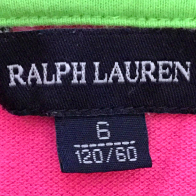 POLO RALPH LAUREN(ポロラルフローレン)のラルフローレン　ポロシャツ　サイズ120cm キッズ/ベビー/マタニティのキッズ服女の子用(90cm~)(その他)の商品写真