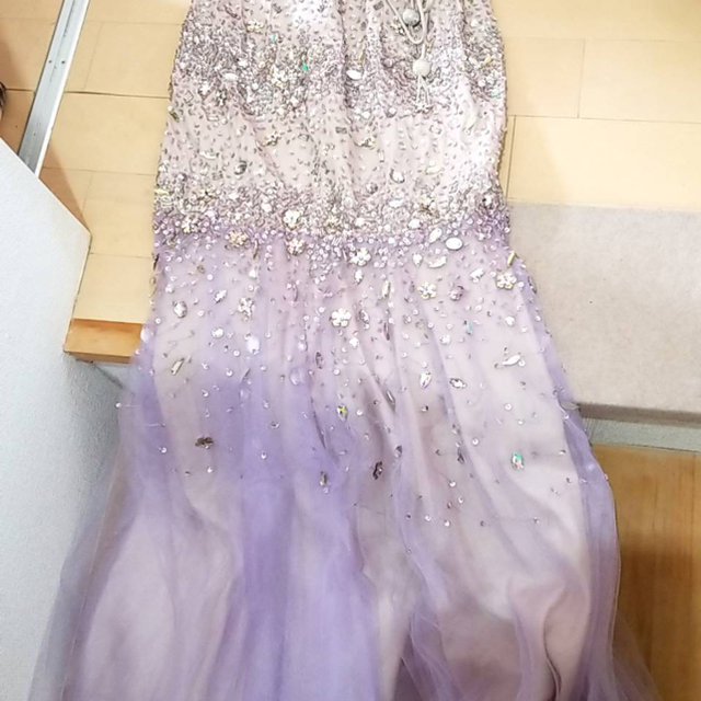 Angel R ビジューロングドレス レディースのフォーマル/ドレス(ロングドレス)の商品写真
