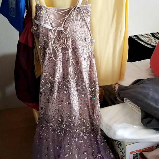 Angel R ビジューロングドレス レディースのフォーマル/ドレス(ロングドレス)の商品写真