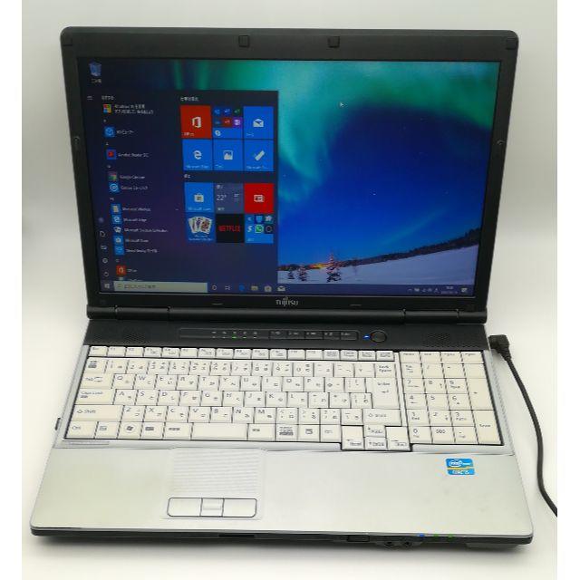 ノートパソコン 大画面15.6型 Win10 Corei5 320GB 4GB