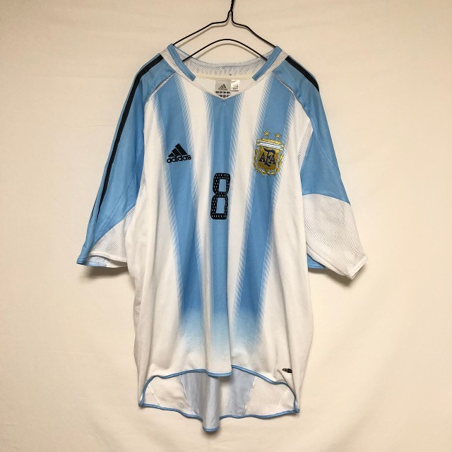アルゼンチン代表　2004-05 アウェイユニフォーム　背番号8 リケルメ