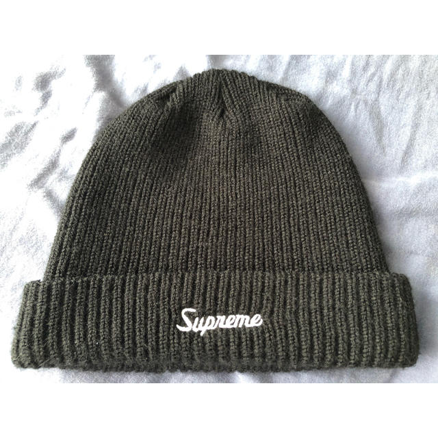 Supreme(シュプリーム)のsupreme ニットキャップ ビーニー 黒 メンズの帽子(ニット帽/ビーニー)の商品写真