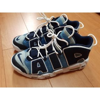 ナイキ(NIKE)のNIKE  AIR MORE UPTEMPO 96 QS DENIM  30cm(スニーカー)