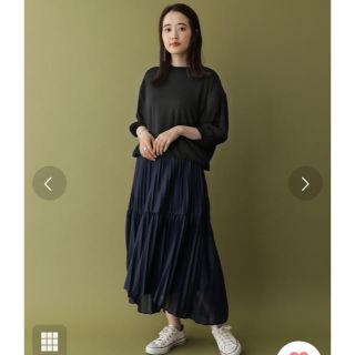 アーバンリサーチ(URBAN RESEARCH)のプリン専用☆新品☆ITEMS URBANRESEARCH☆ストレッチプルオーバー(カットソー(長袖/七分))