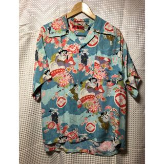 エビス(EVISU)のEVISU シャツ アロハ 和柄 アロハシャツ 日本絵(シャツ)