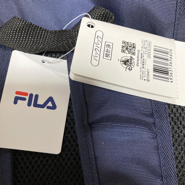 FILA(フィラ)のFILA ウォルト・ディズニー・ジャパン バックパック 新品、未使用 メンズのバッグ(バッグパック/リュック)の商品写真