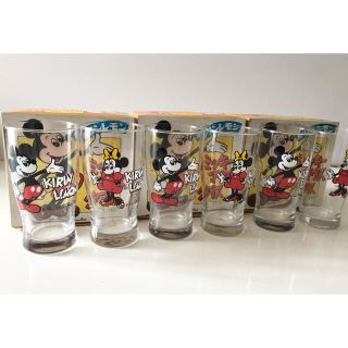 ディズニー(Disney)のディズニー　キャラクター　グラス　2個×3(非売品)(キャラクターグッズ)