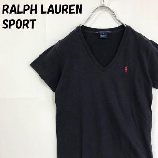 ラルフローレン(Ralph Lauren)の【人気】ラルフローレンスポーツ VネックTシャツ 半袖 サイズXS レディース(Tシャツ(半袖/袖なし))