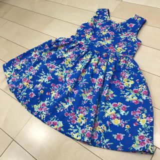 【レア品】ポロラルフローレン 花柄シフォンワンピース